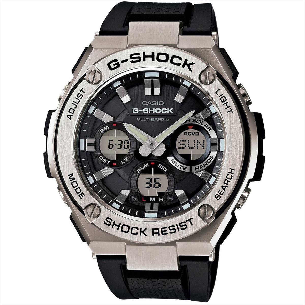 カシオ Gショック 電波ソーラー 腕時計 GST-S110D-1A