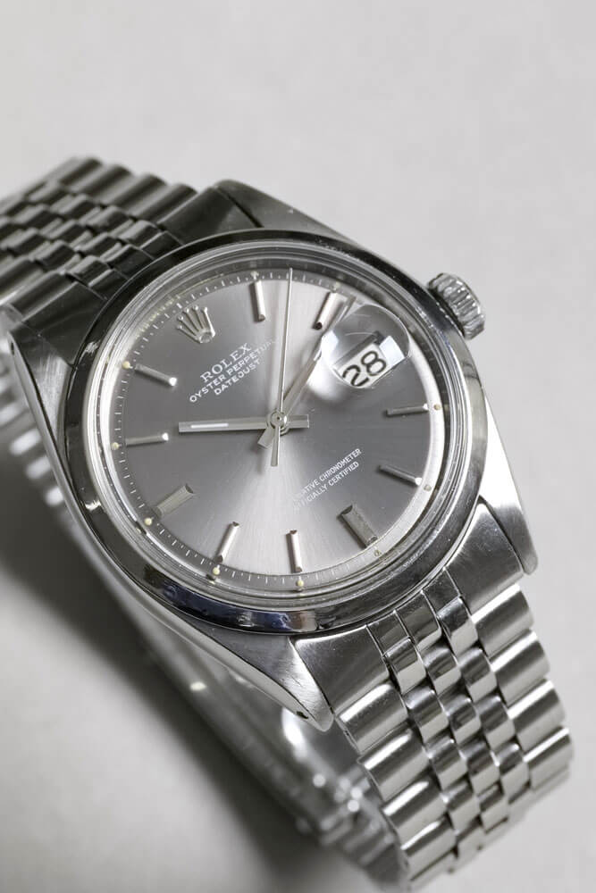 ROLEX DATEJUST Ref.1600 SS GRAY DIAL
