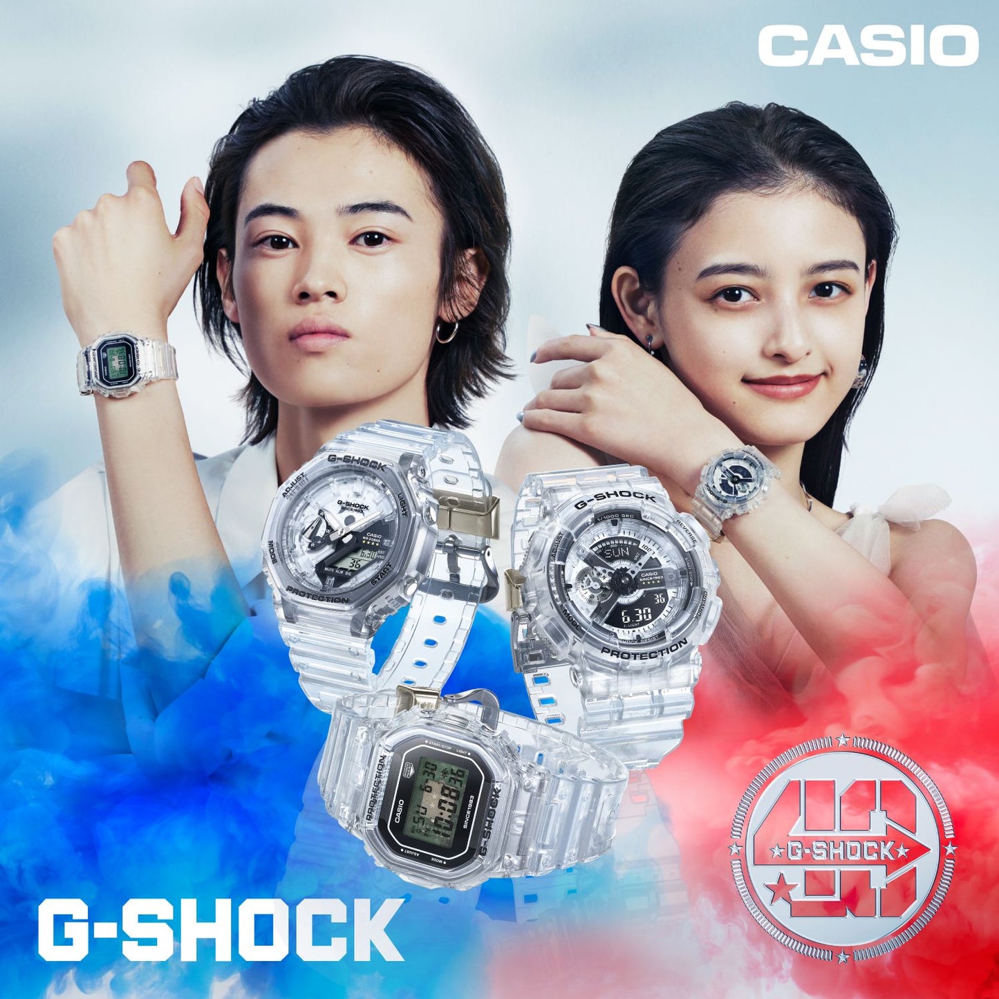 CASIO G-SHOCK DWE-5640RX-7JR カシオ Gショック 40周年記念 Clear Remix クリアリミックス