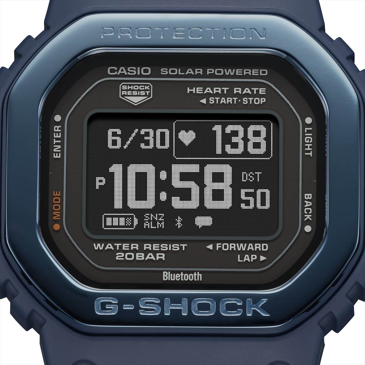 CASIO G-SHOCK  DW-H5600MB-2JR ハートレートモニター搭載  ポラール USB充電対応 ソーラー 腕時計 G-SQUAD