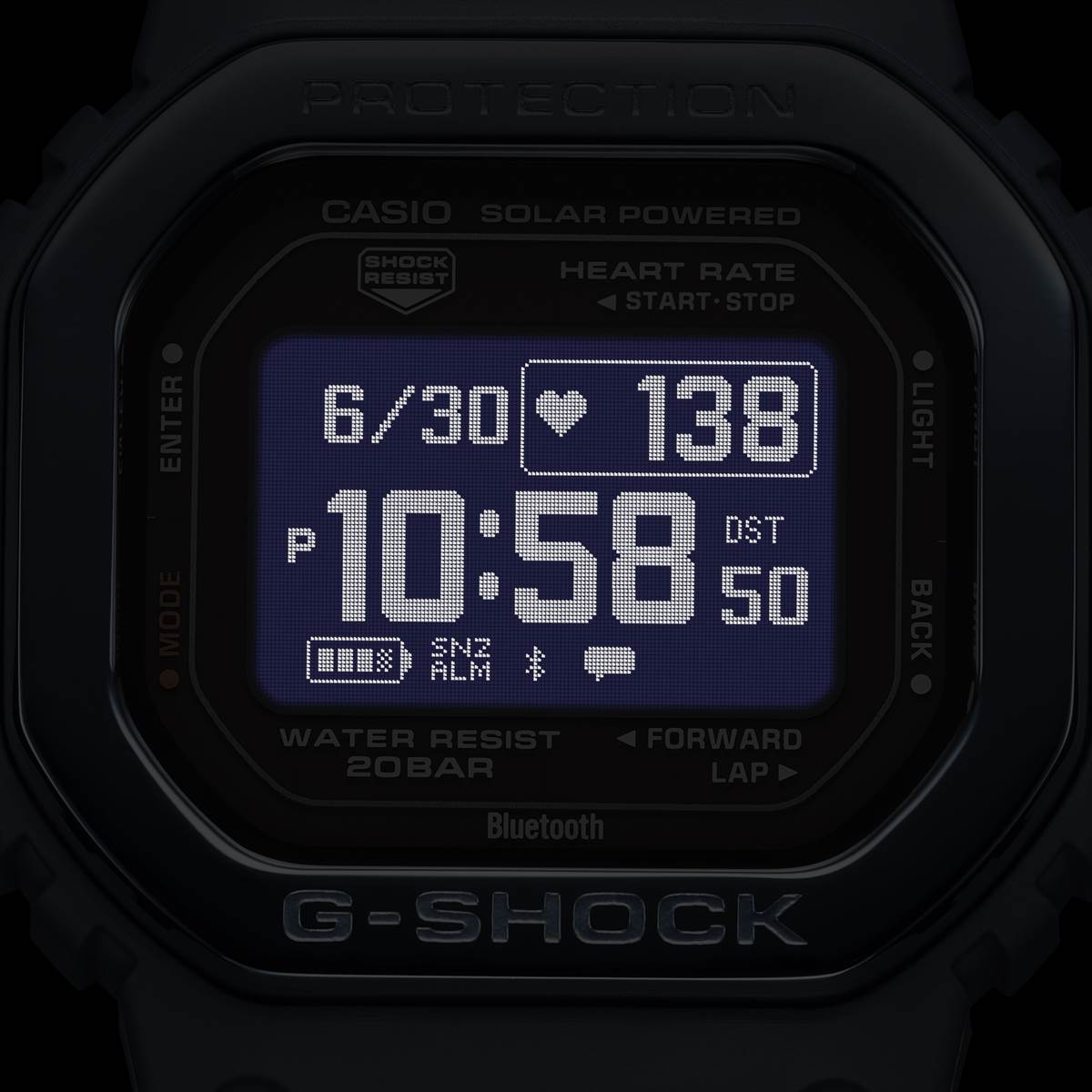 CASIO G-SHOCK  DW-H5600MB-2JR ハートレートモニター搭載  ポラール USB充電対応 ソーラー 腕時計 G-SQUAD
