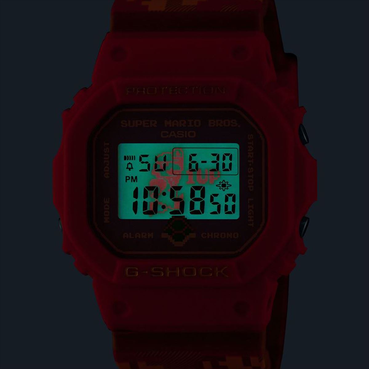 時計G-SHOCK DW-5600SMB-4JR スーパーマリオブラザーズ コラボ