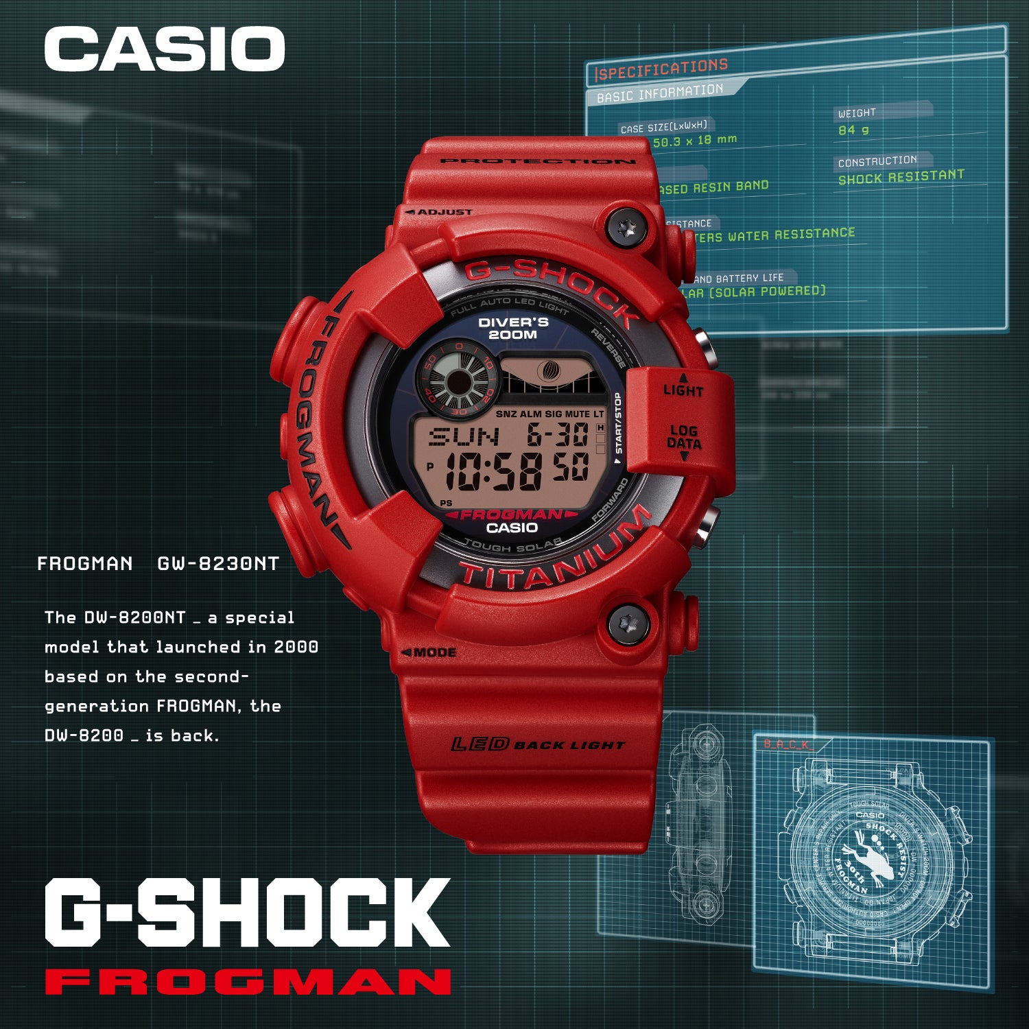 新品 CASIO G-SHOCK GW-8230NT-4JR
